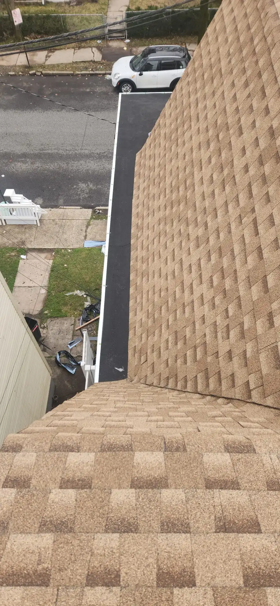 Siding and masonry work on a New Jersey exterior